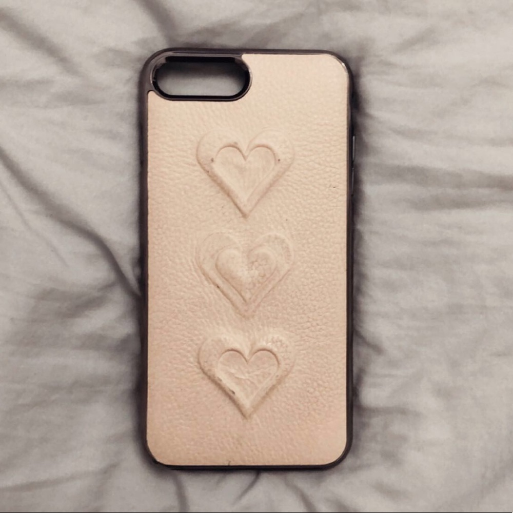 pink hearts case